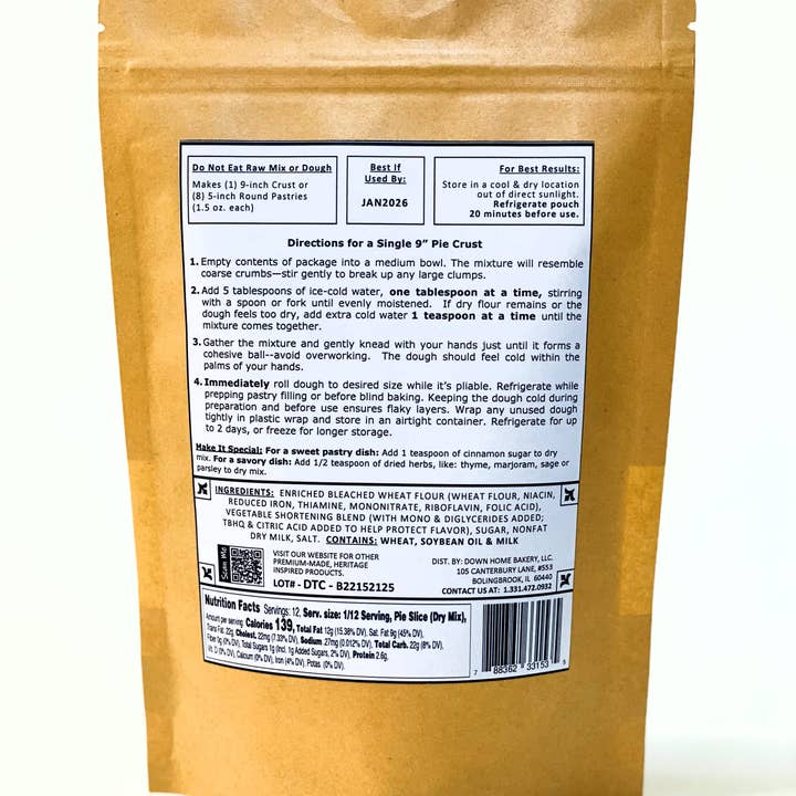 Foster's Heritage-Inspired Sweets & Mixes - Wholesale Biscuit Mix - Pie Crust Mix4