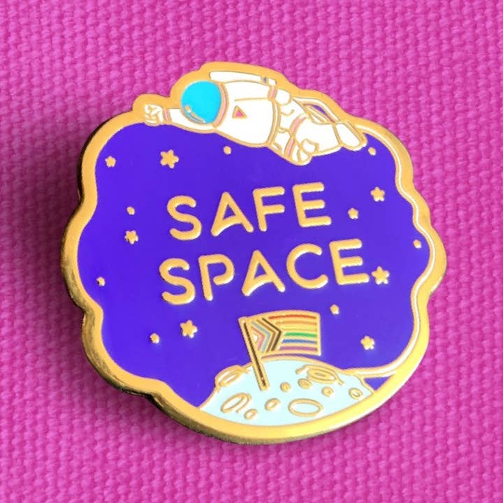 Safe Space Pin for wholesale by GAYPIN'