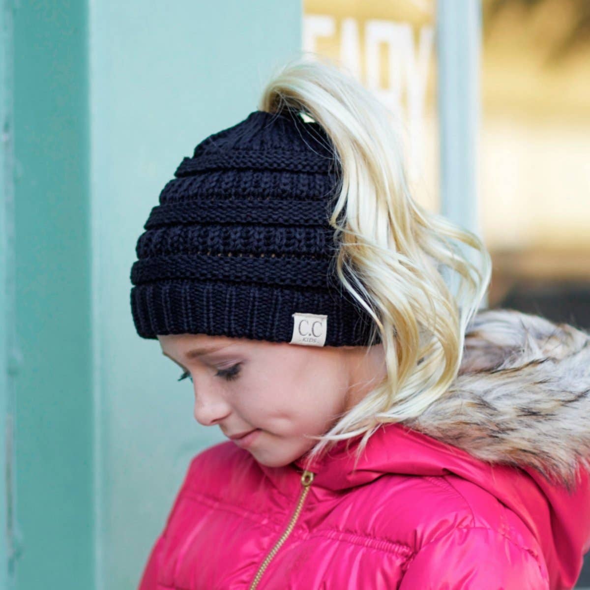 Truly Contagious – wholesale Beanie – Kids – CC Kids Ponytail Beanie ( MB-847-KIDS )24