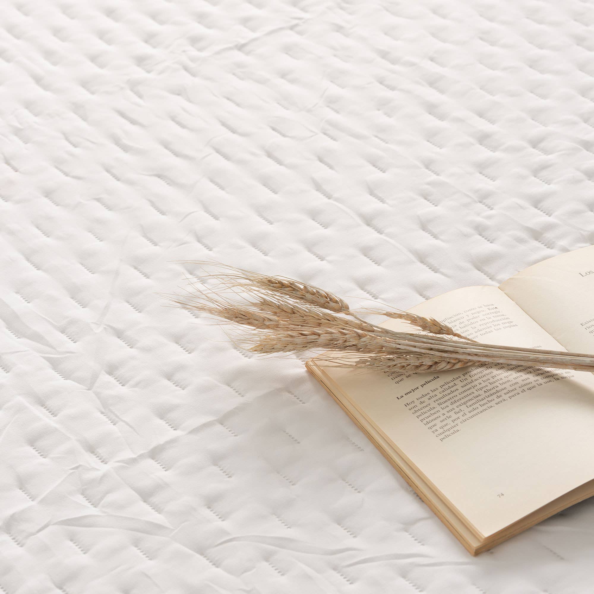 GAMUSI - Wholesale Quilt - NARA plain quilted bedspread with super soft touch1