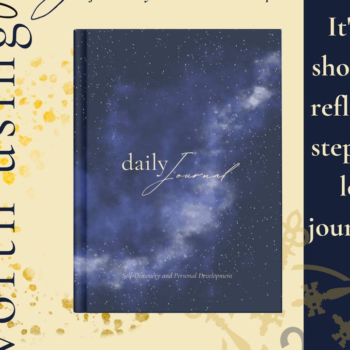 Daily Journal: Self Discovery and Personal Development for wholesale by Celestial Hope Book Nook
