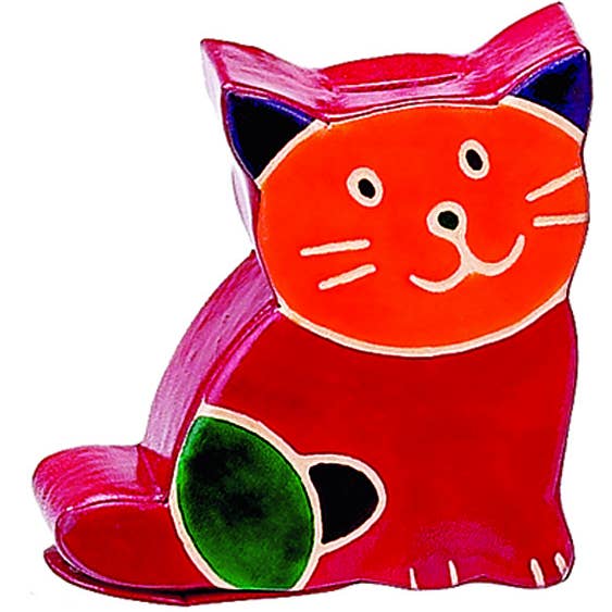 Kitten Leather Bank for wholesale by Benjamin International