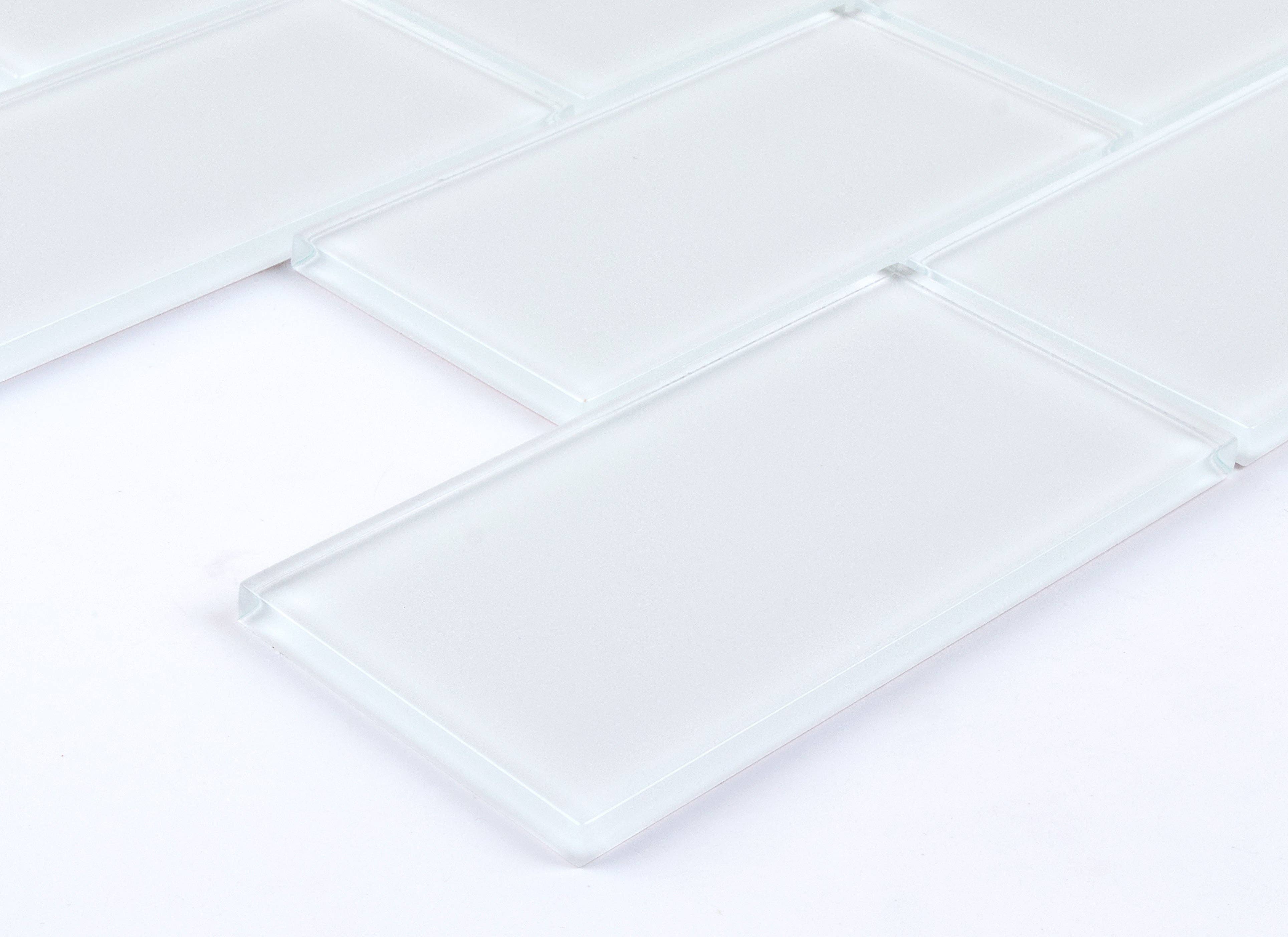 WS Tiles - Vente Carrelages muraux - Carreau de mosaïque en verre de 3" x 6", dosseret pour cuisine et salle de bain - 5 pieds carrés par carton91