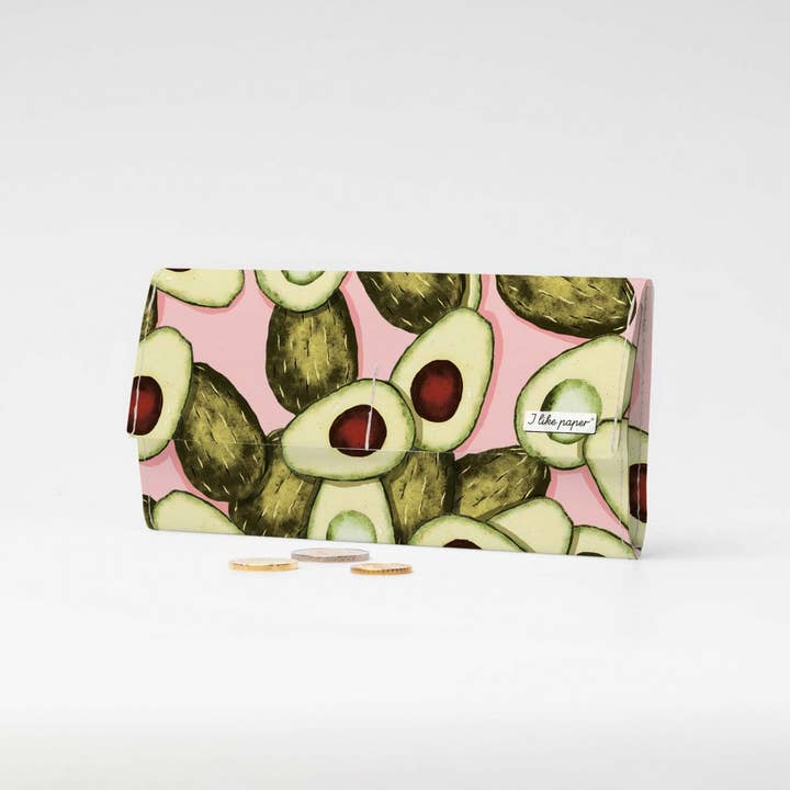 I Like Paper - Wholesale Wallet - Women's - GUACAMOLE Tyvek® Pappwallet XL / Clutch Wallet