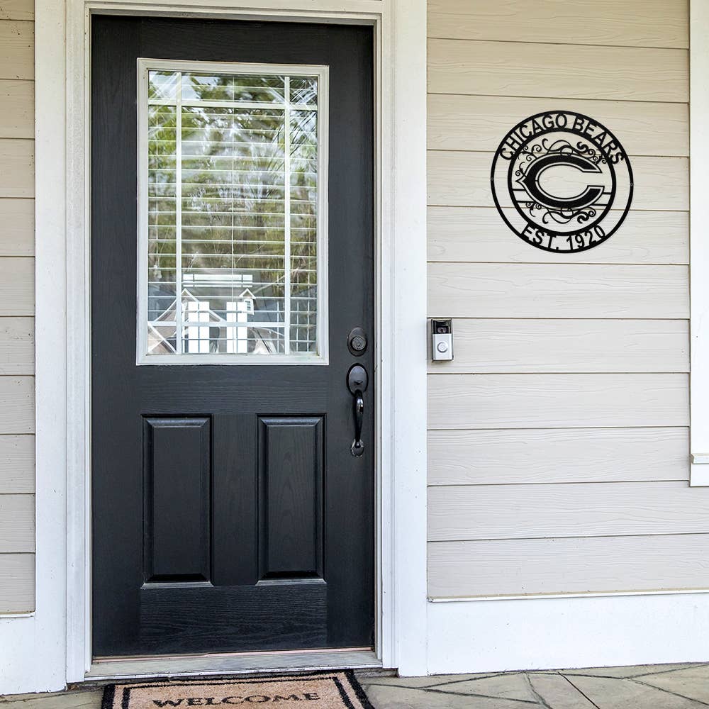 Party Animal, Inc. - Wholesale Sign - Chicago Bears Laser Cut Metal Sign3