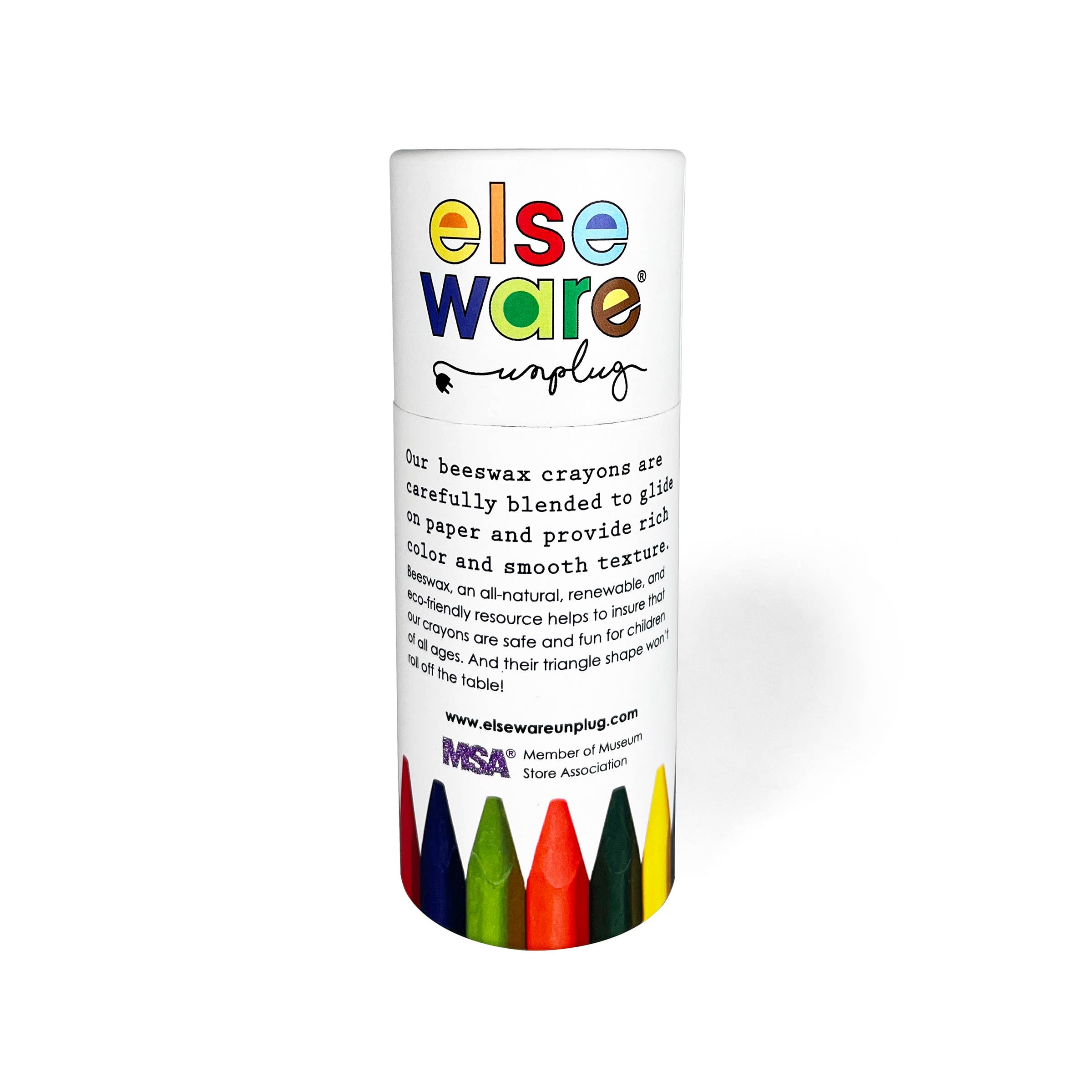 elseware unplug / eco-kids - Wholesale Crayons - Kids & Baby - Beeswax Crayons - Extra Large - 8 Natural & Non-Toxic Colors4