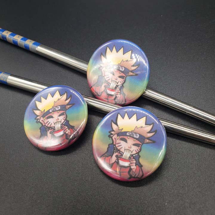 DeadOn Studios - Wholesale Lapel Pin/Button - Naruto Ramen (Fan Art)1