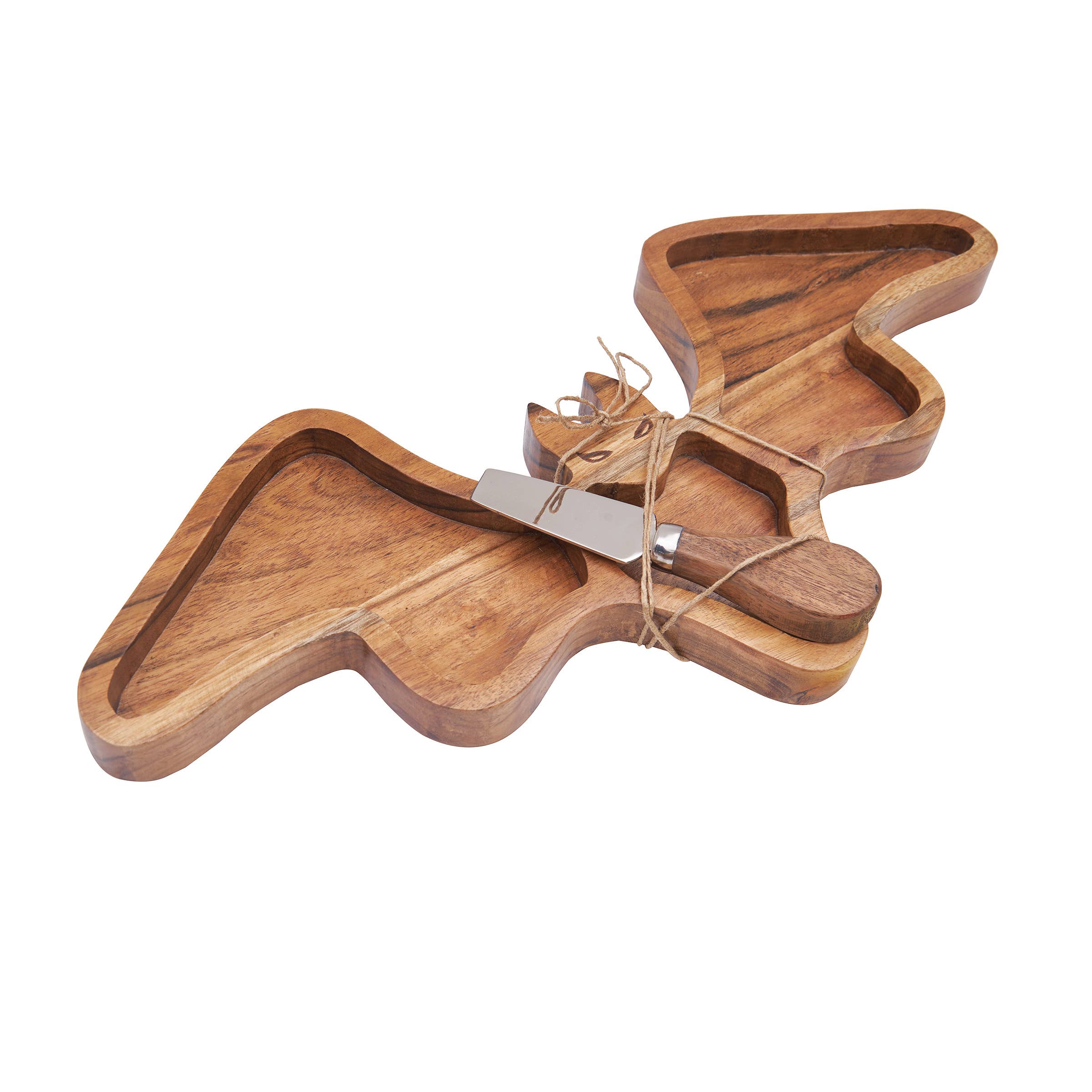 C&F Home - Wholesale Serving Tray - Halloween Bat Charcuterie Serving Board With Spreader1