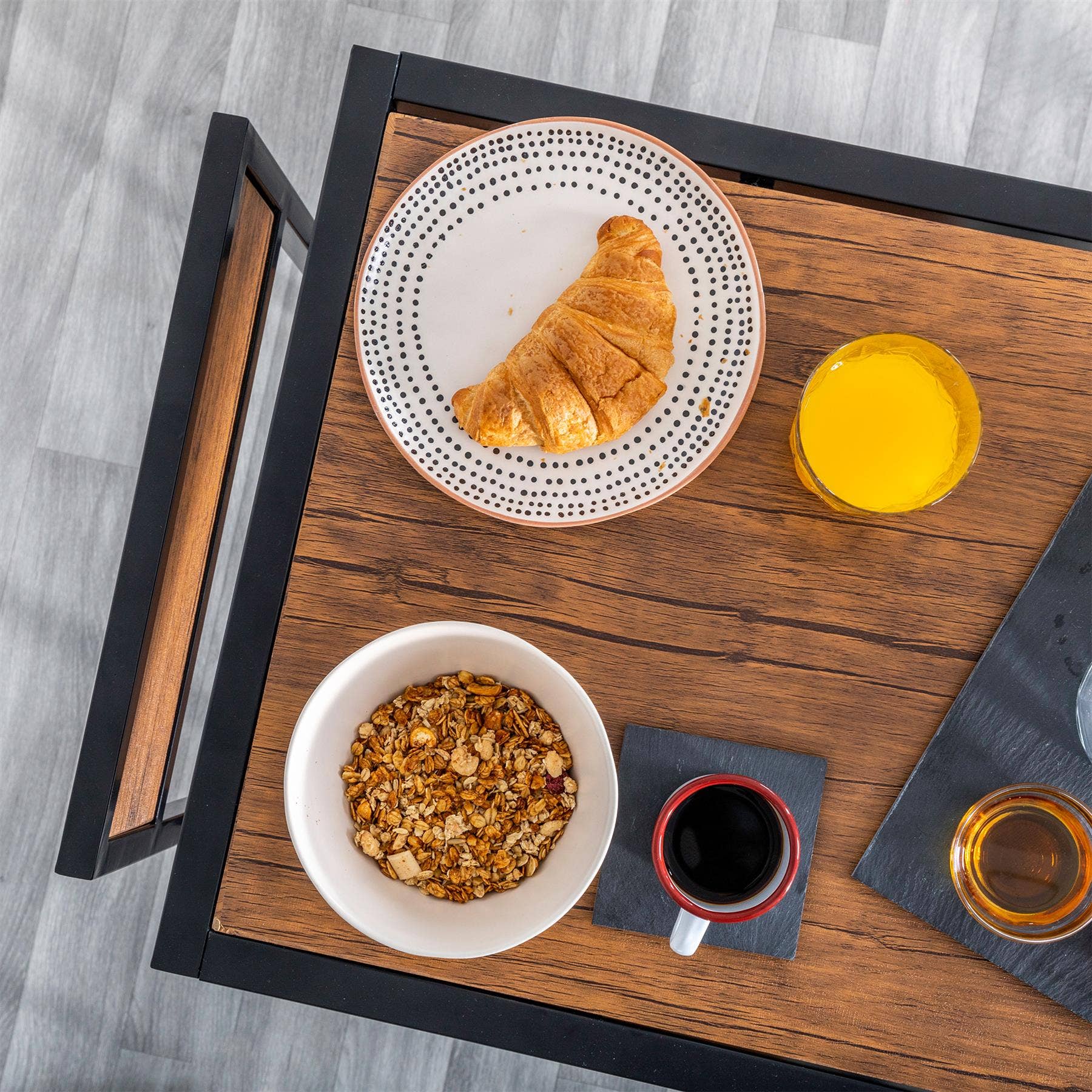 Rinkit Ltd - Wholesale Patio Set - Harbour Housewares 2 Seater Breakfast Bar Set - Brown2