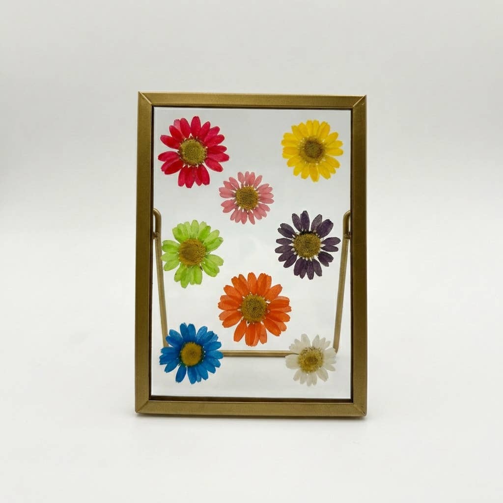 Sunnie Lane - Wholesale Desk/Tabletop Sign - Real Pressed Flower Frame - Beautiful Flower Art25