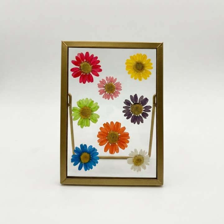 Sunnie Lane - Wholesale Desk/Tabletop Sign - Real Pressed Flower Frame - Beautiful Flower Art25