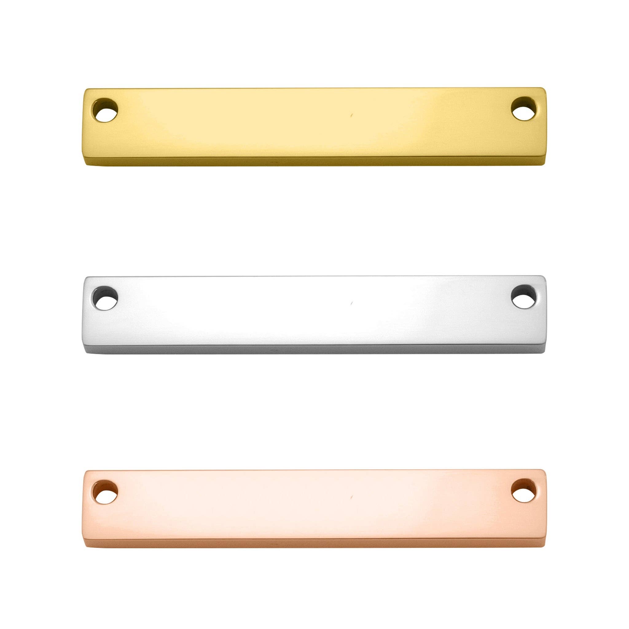 WJW - Wholesale Craft Supplies - Polished Stainless Steel Blank Bar