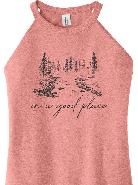 In A Good Place « Mountain Steam » Réservoir à col bascule pour la vente par MT Brand Apparel