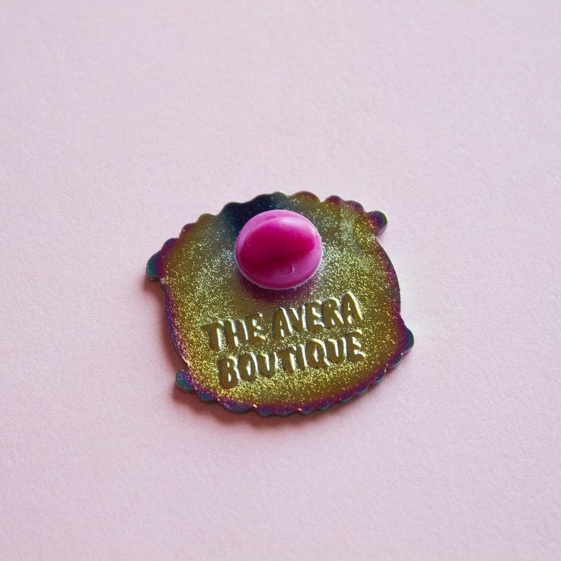 The Avera Boutique - Wholesale Lapel Pin/Button - Migraine Warrior Enamel Pin4