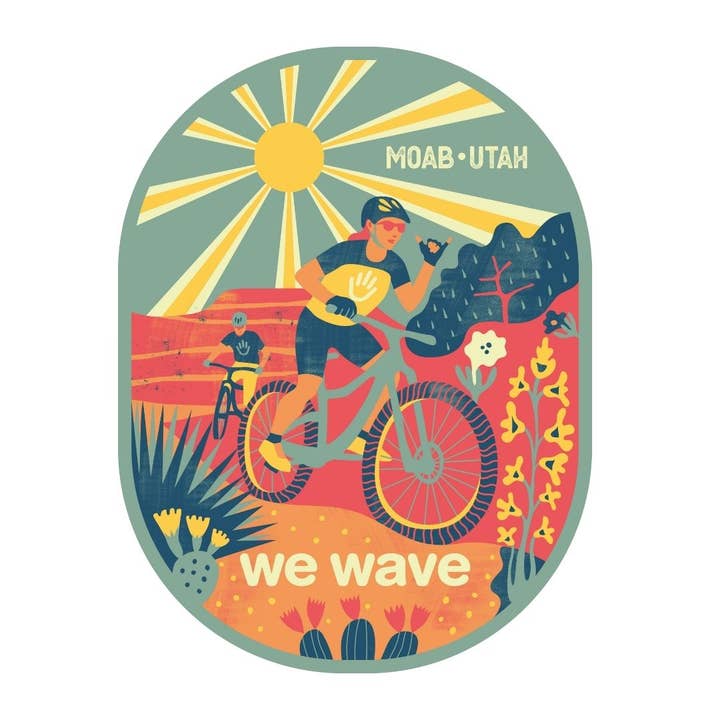 We Wave Shaka Brah MTB Moab for wholesale by We Wave