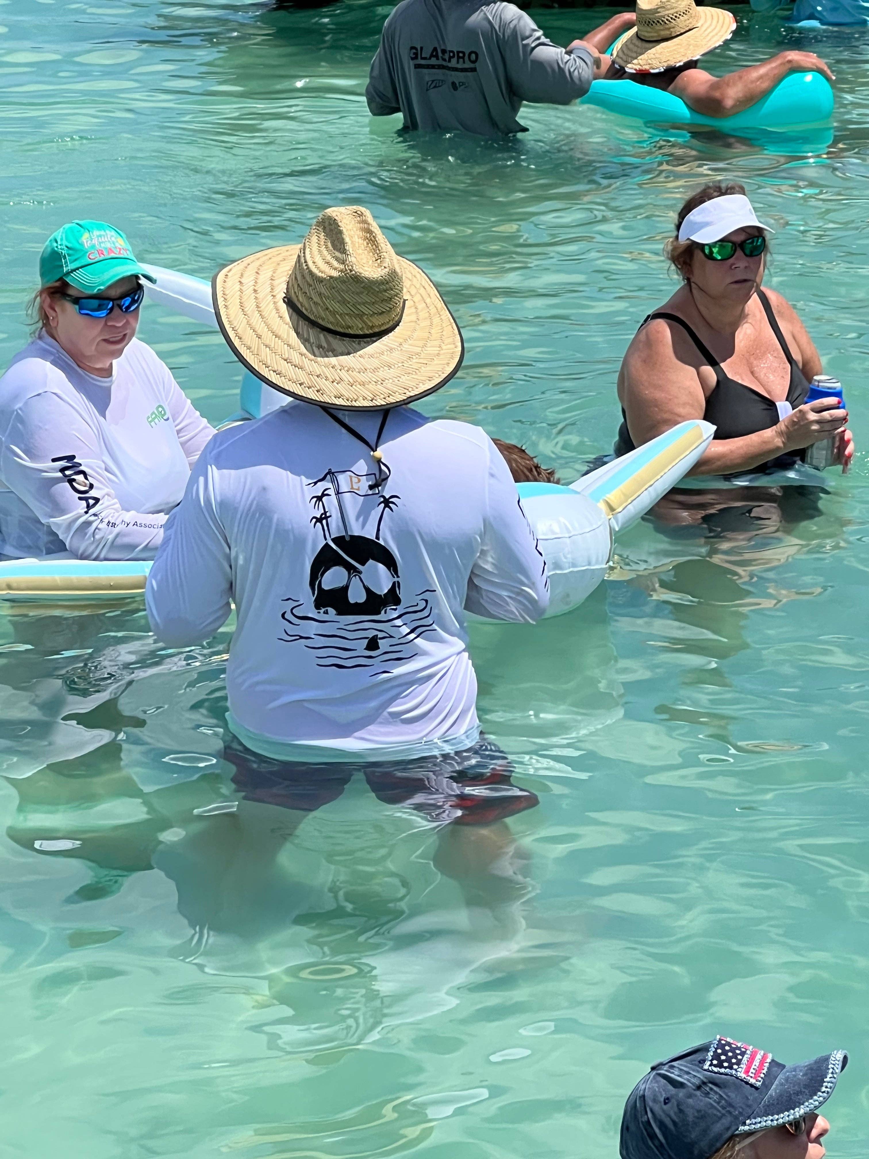 Land Pirate - Wholesale Screen Printed T-Shirt - Men's - the 'Shady Castaway'11