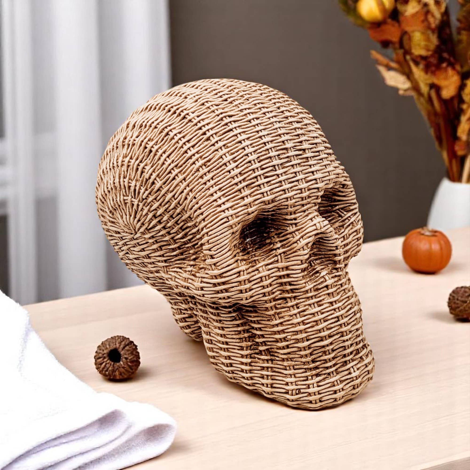Gia Roma - Wholesale Decorative Tabletop Object - Neutral Fall & Halloween Decor, Unique Handmade Home Accents30
