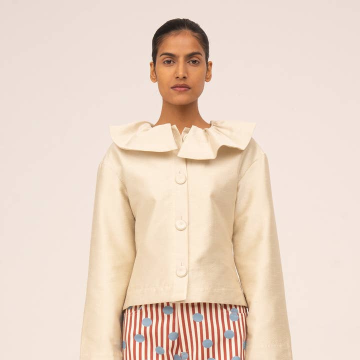 Chaqueta Brillo Crema de Payaso for wholesale by CARMEN SAYS