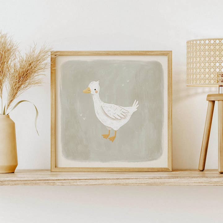 Art Print - Goose for wholesale by annalunakdraws