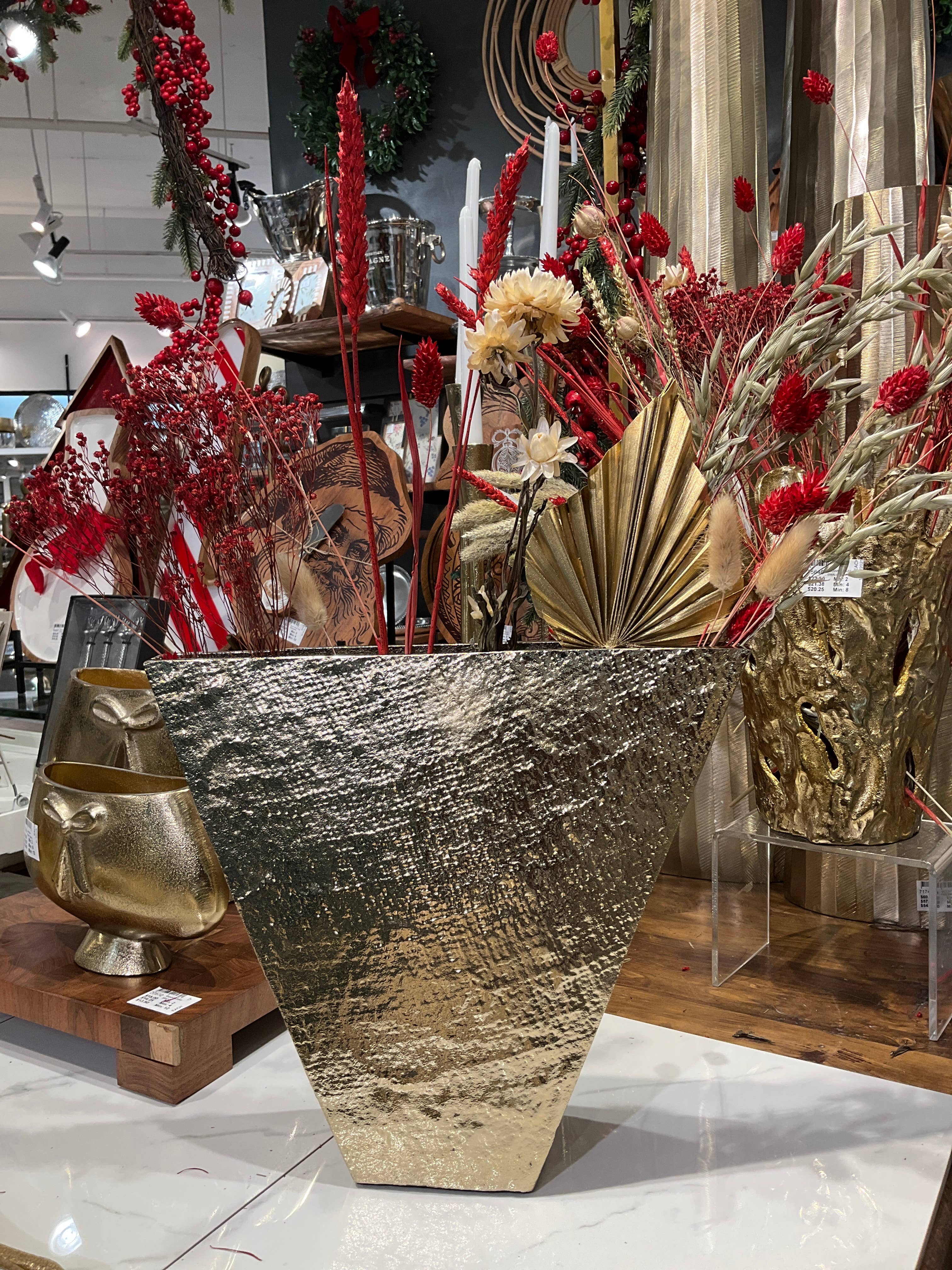 India Handicrafts Inc - Wholesale Vase - Gold Vase3