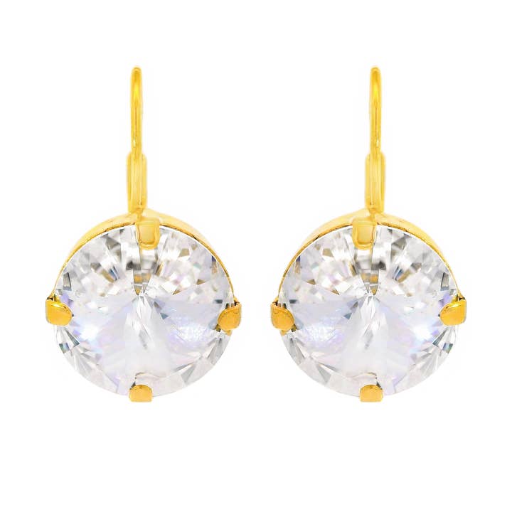 TOVA - Wholesale Dangle Earrings - Caitlin Round Earrings2