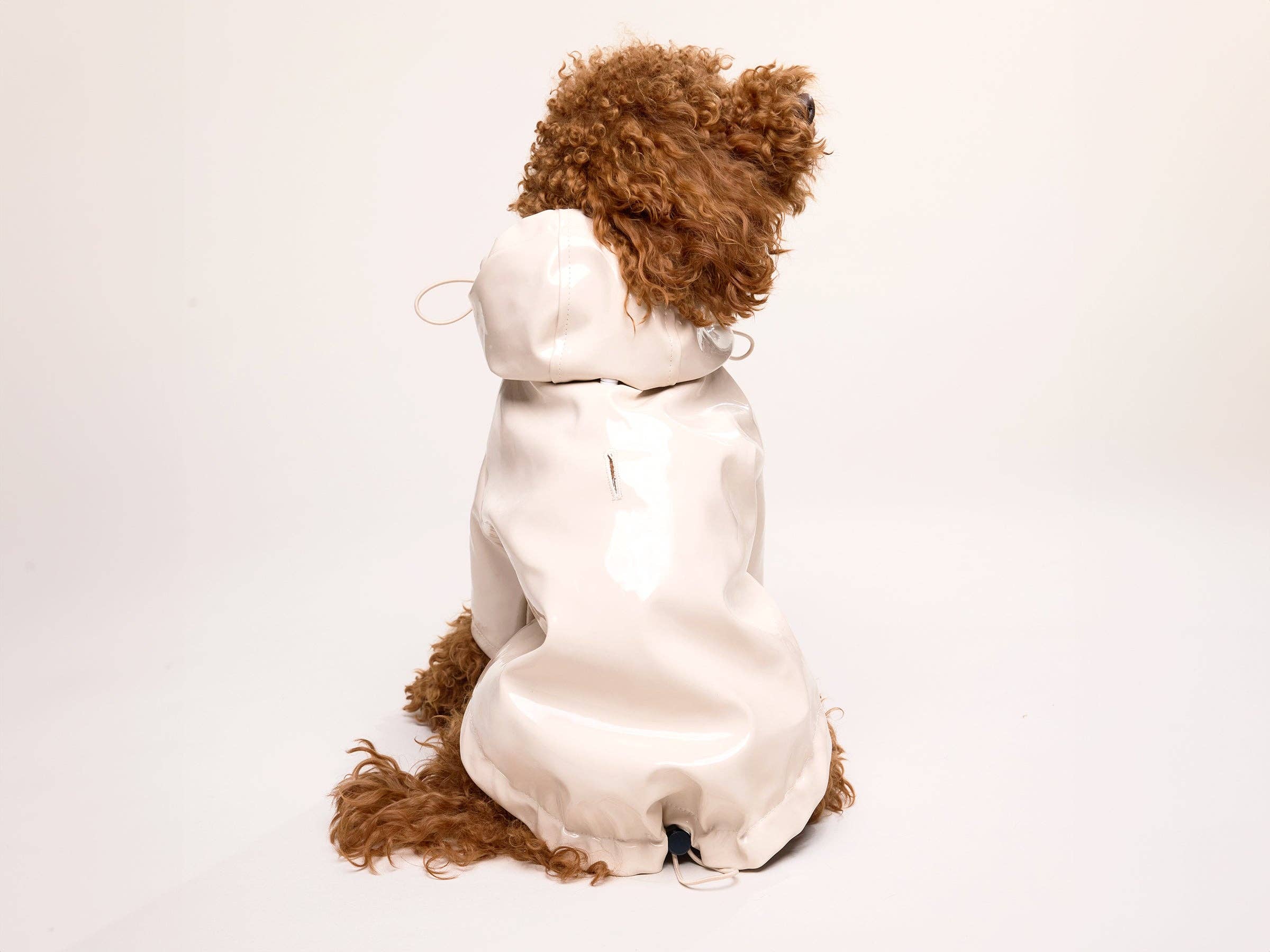 French Bandit - Wholesale Hondenregenjas - Hond - Crèmekleurige regenjas voor honden3