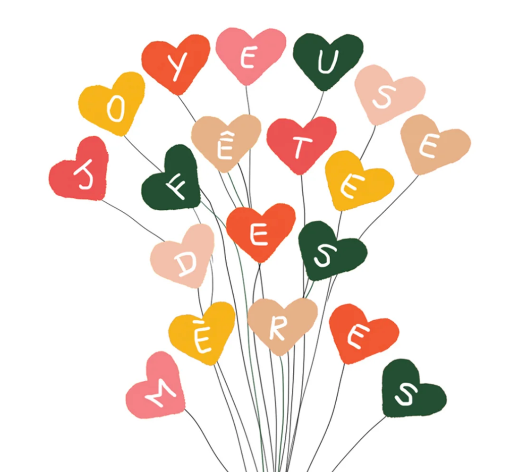 Paige & Willow - Wholesale Mother's Day Card - Joyeuse Fete des Meres Card2