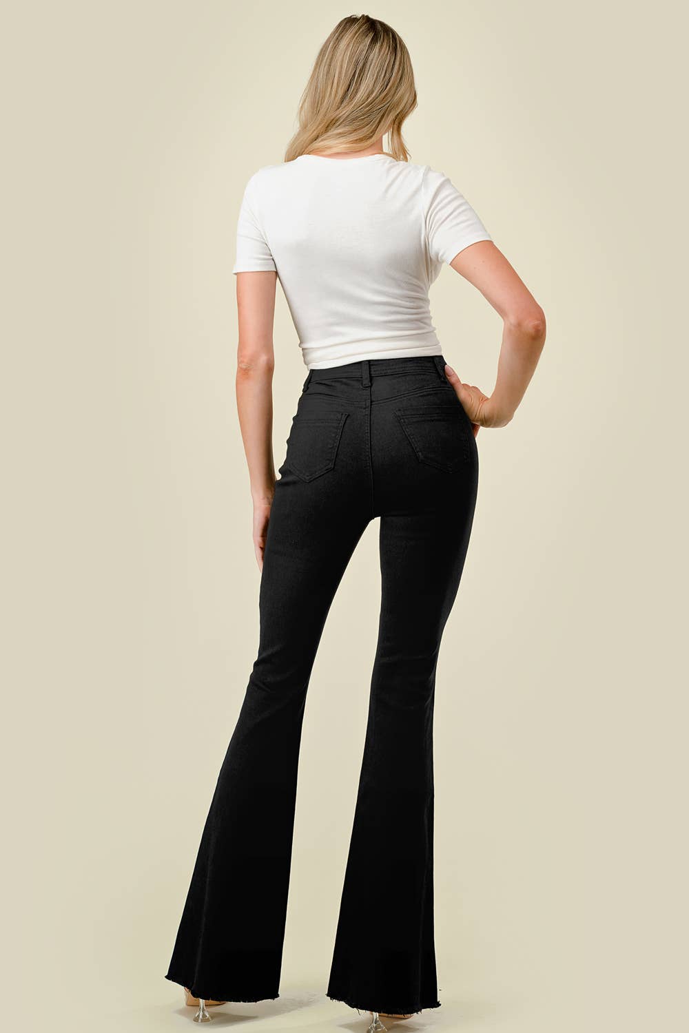 Denim Zone U.S.A. – wholesale Jeans – Women’s – BC-500 HIGH WAISTED SUPER-STRETCH WOMEN'S COLOR FLARE JEANS9