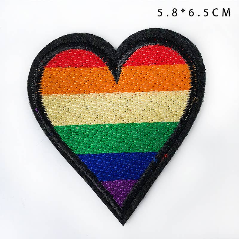 UNISHE - Wholesale Patch - LGBT Style Rainbow Embroidered Fabric DIY Iron on Patches8