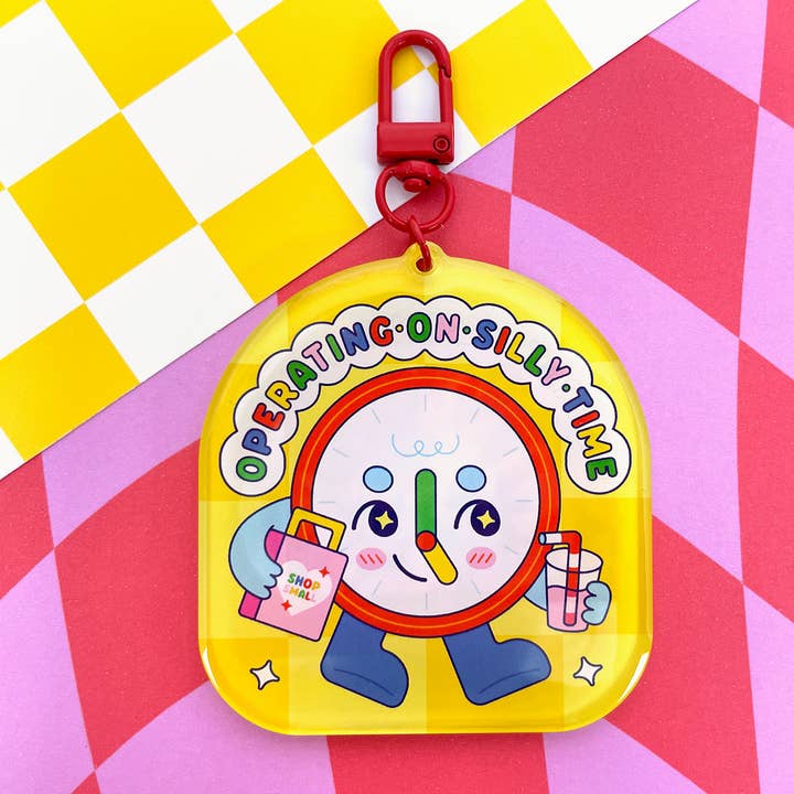 Kidnichols - Wholesale Keychain - Women's - Operating on Silly Time Acrylic Keychain | Kidcore2