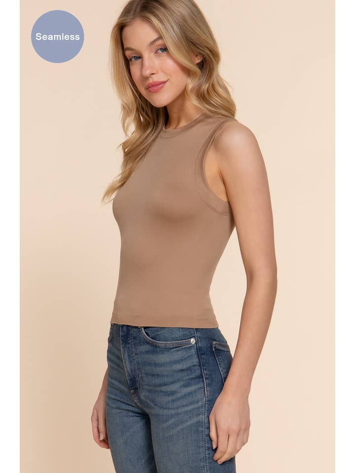 Active Basic | Active USA – wholesale Tank top – Women′s – Crew Neck Seamless Tank Top17