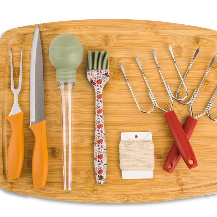 Core Home - Wholesale Kitchen Tool/Gadget - 8-Piece Baster Set - Fall Harvest Kitchen Tool Collection