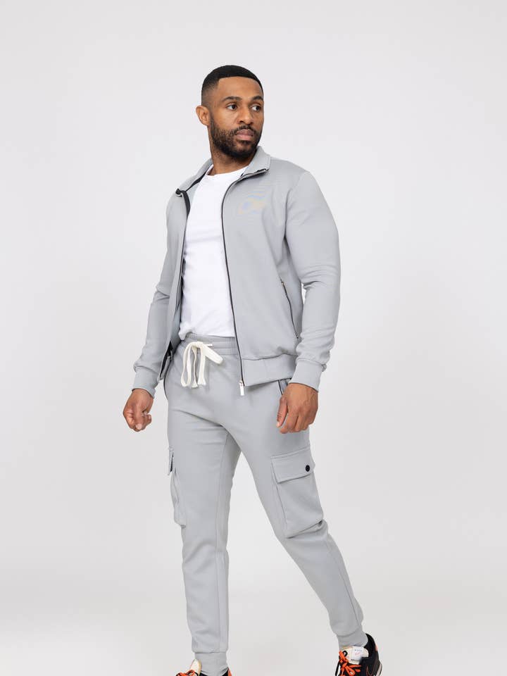 Zayne Paris – wholesale Tracksuit – Men′s – Jogging set with long drawstring E696-2