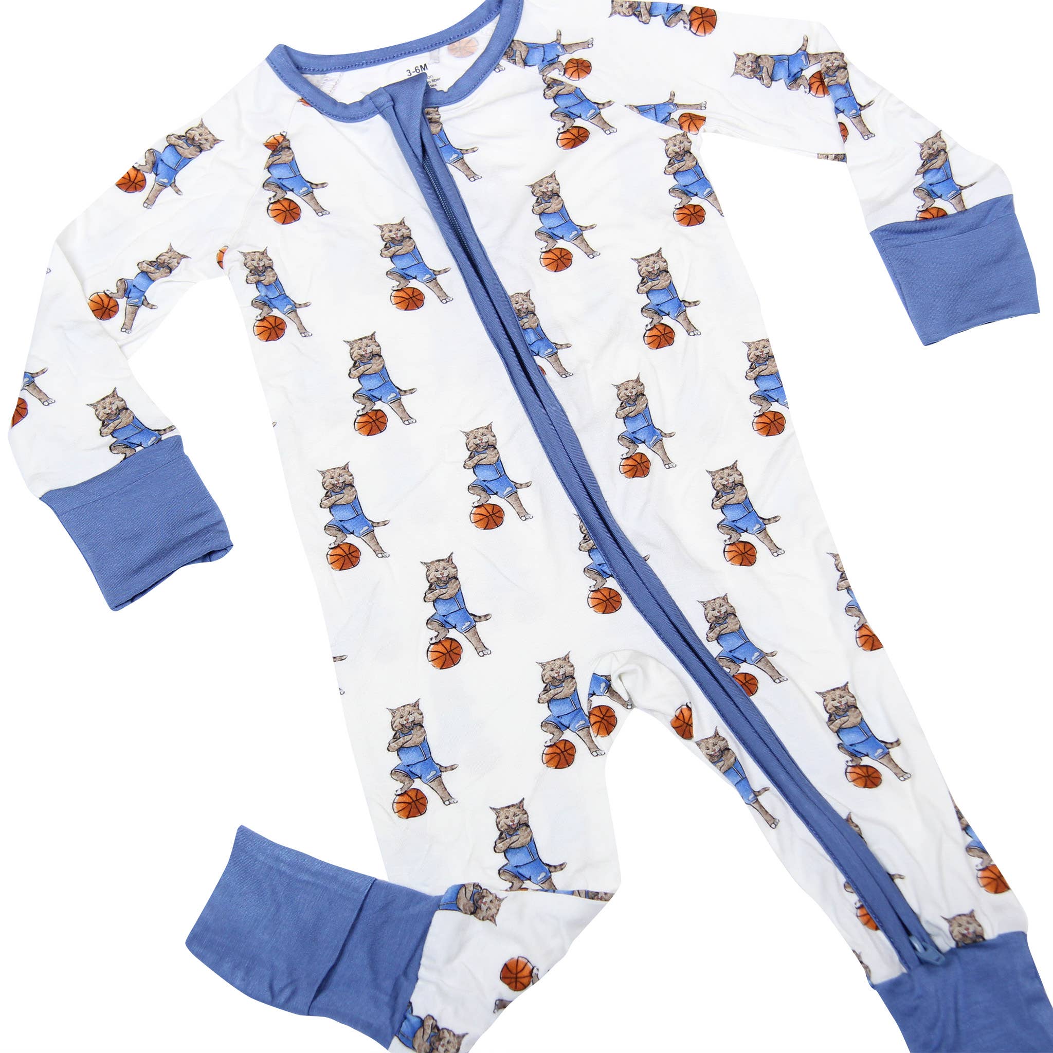 Barrel Down South – Großhandel Schlafanzug – Baby – Stehender Wildkatzen-Basketball Kentucky Kinder Unisex-Pyjama1