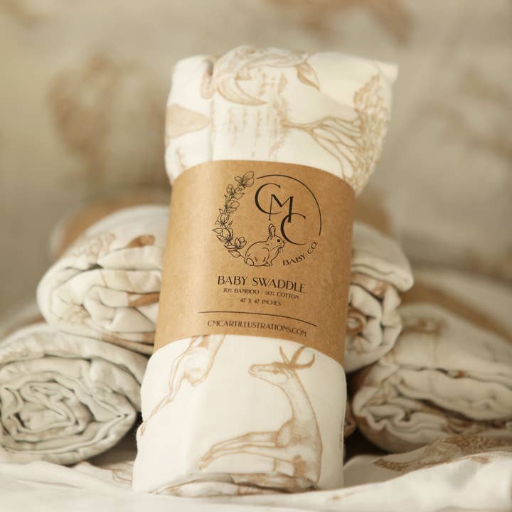 Vintage Safari Swaddle Blanket Bamboo Muslin Swaddle Newborn and other Purchase wholesale muslin comforter. Free returns & net 60 terms on Faire trending on Faire.