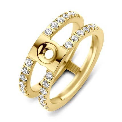 Trista gouden ring 8 mm voor wholesale door Melano Jewellery