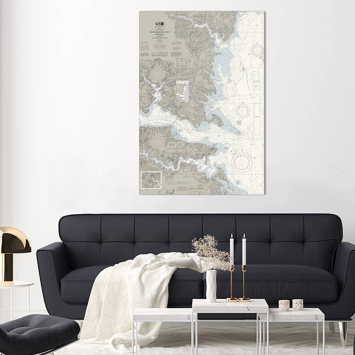 Rappahannock River Entrance Nautical Chart for wholesale by The Nautical Chart Co.