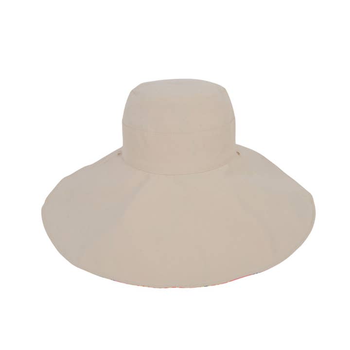 AK Brand - Wholesale Straw Hat - Women's - Wide Brim Floppy Sun Hat with Colorful Printed Underside UV Protection Lightweight Foldable Design for Outdoor Use5