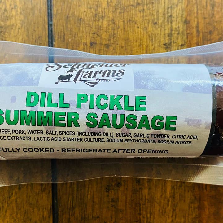 Schneider Farms - Wholesale Sausage - Dill Pickle Summer Sausage
