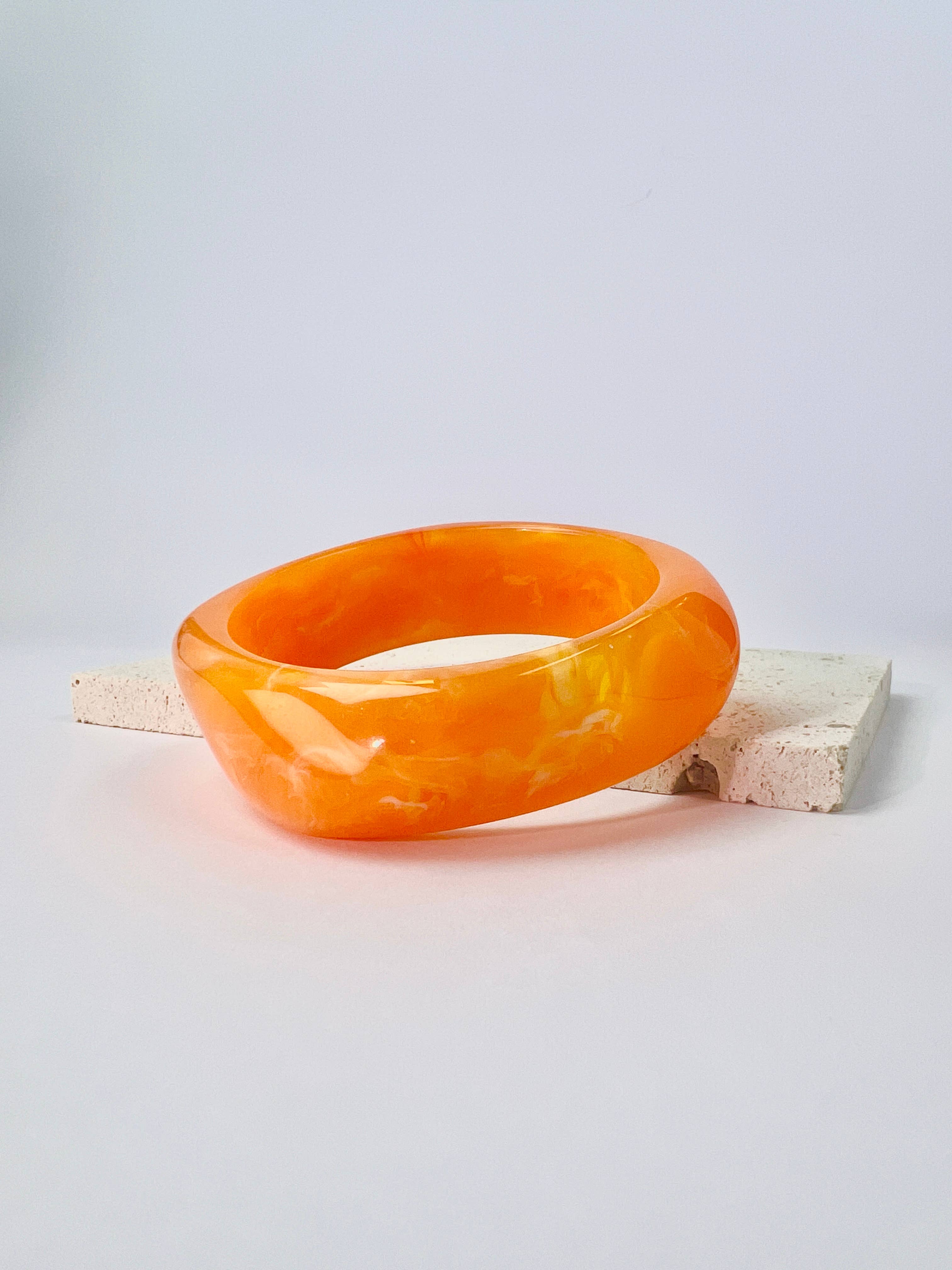 COSMOS - Wholesale Bangle Bracelet - Marble-effect resin bangle bracelet12