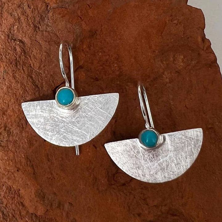 Orecchini Shoot For The Moon - Argento Sterling, Indonesia per la vendita all'ingrosso da parte di Women's Peace Collection