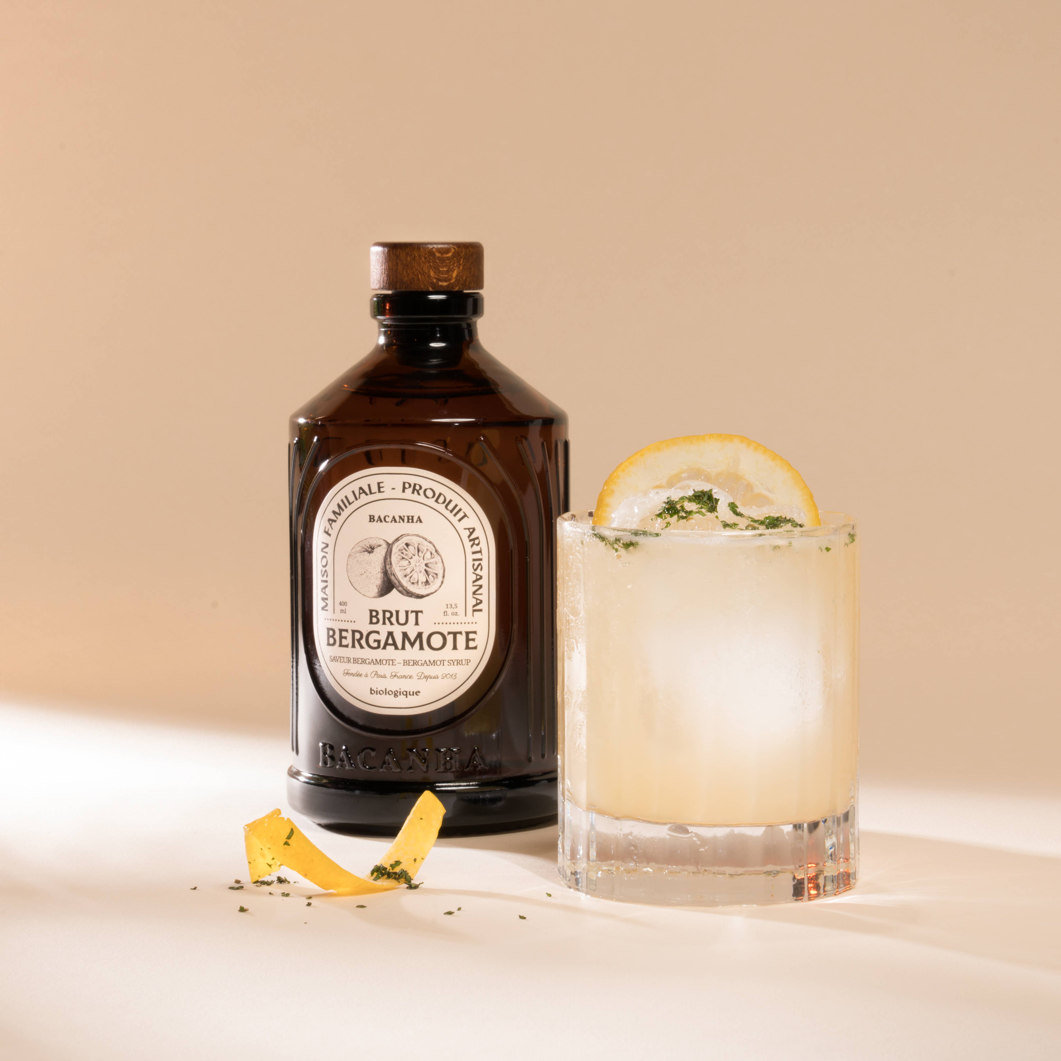 Bacanha - Wholesale Cocktail Mix/Syrup - Raw Bergamot Syrup - Organic - 400ml - 13,5 fl. oz.3