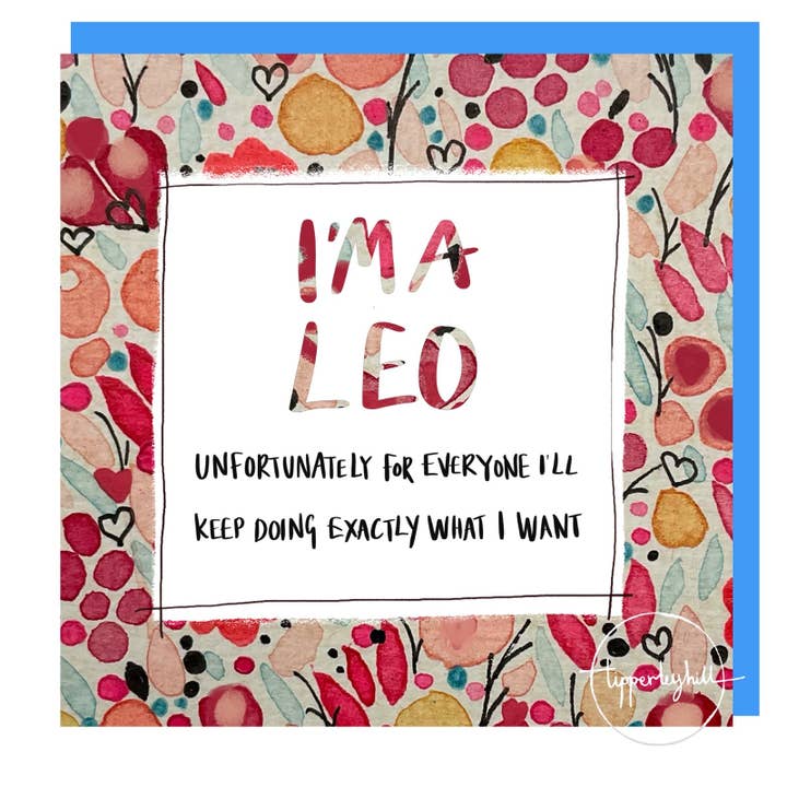 Sternzeichen-Karte, Löwe für den Großhandel von Tipperleyhill