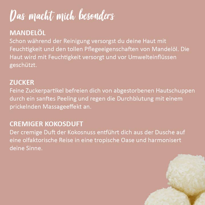 puremetics GmbH - Wholesale Body Wash/Shower Gel - 3in1 shower confection 'Coconut Cream'