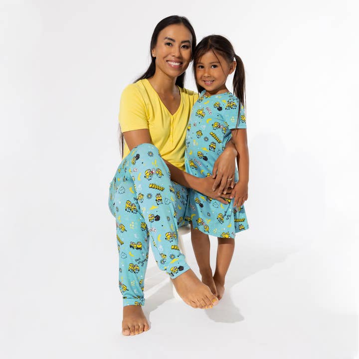 Bellabu Bear - Venta al por mayor Conjunto de ropa para dormir - Mujer - Conjunto de pijama Minions Bello Banana Bamboo para mujer2