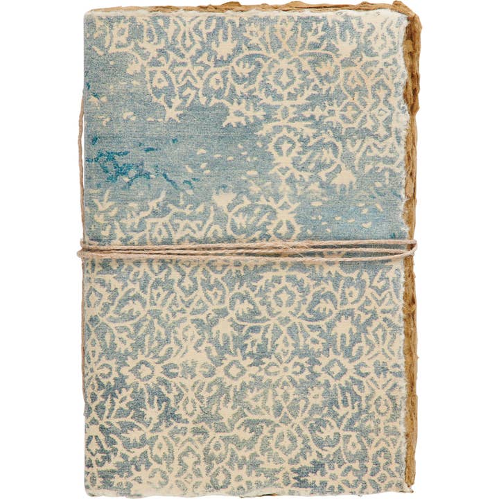 Primitives by Kathy - Wholesale Stationery/Notecard Set - Indigo Scroll Journal