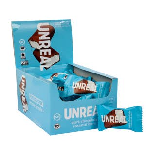 Unreal Dark Chocolate Coconut Bars 40/0.53OZ for wholesale by L&F Universal Goods