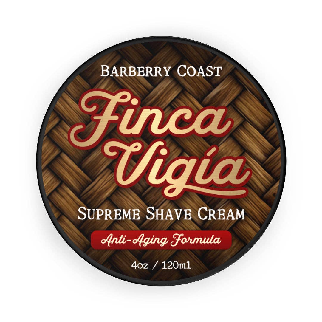 Barberry Coast Fine Grooming Accoutrements - Wholesale Shaving Cream - Men's - Supreme Shave Cream - Finca Vigía1