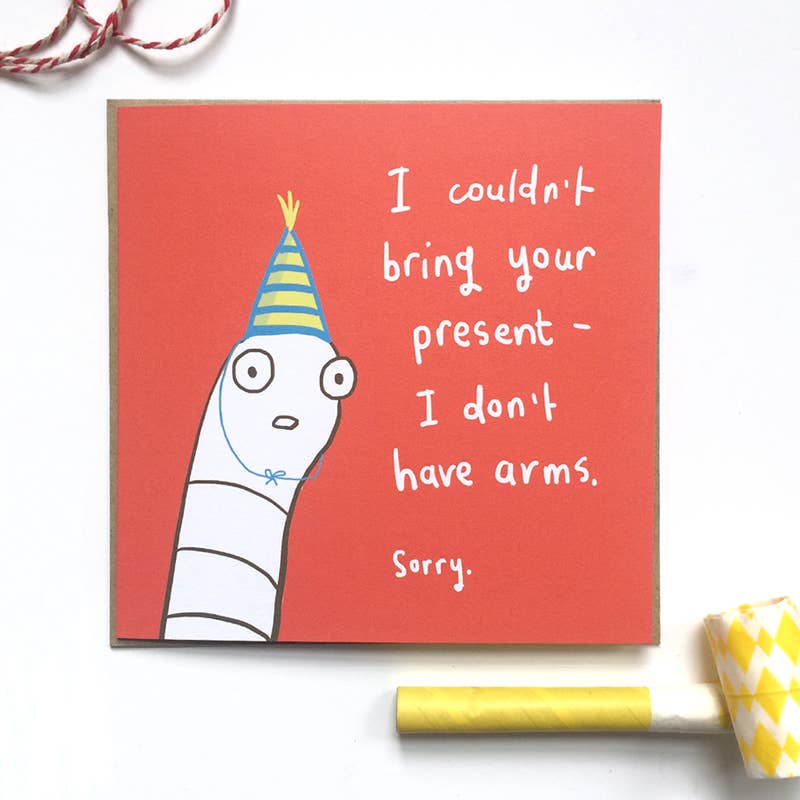 Sarah Ray – Engroshandel Fødselsdagskort – Sjov Orm Fødselsdagskort1