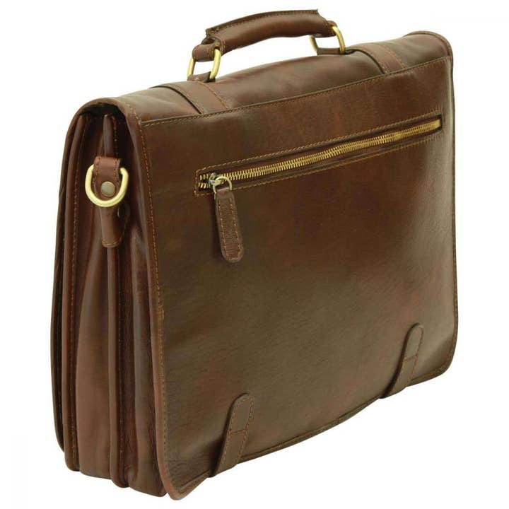 Old Angler Firenze - Wholesale Briefcase - Unisex - Calfskin Nappa Leather Briefcase26